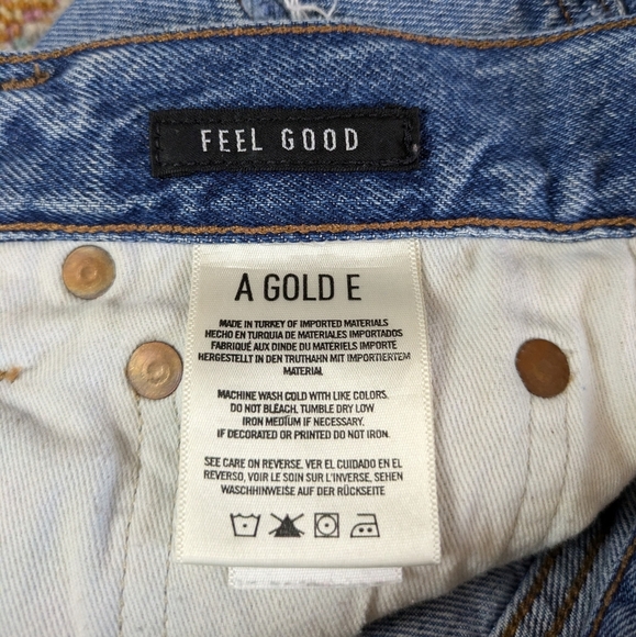 AGOLDE Feel Good Distressed Jeans Size 28 - Picture 4 of 5